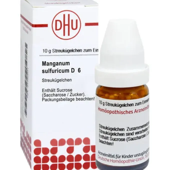 MANGANUM SULFURICUM D 6 Globuli 10 g
