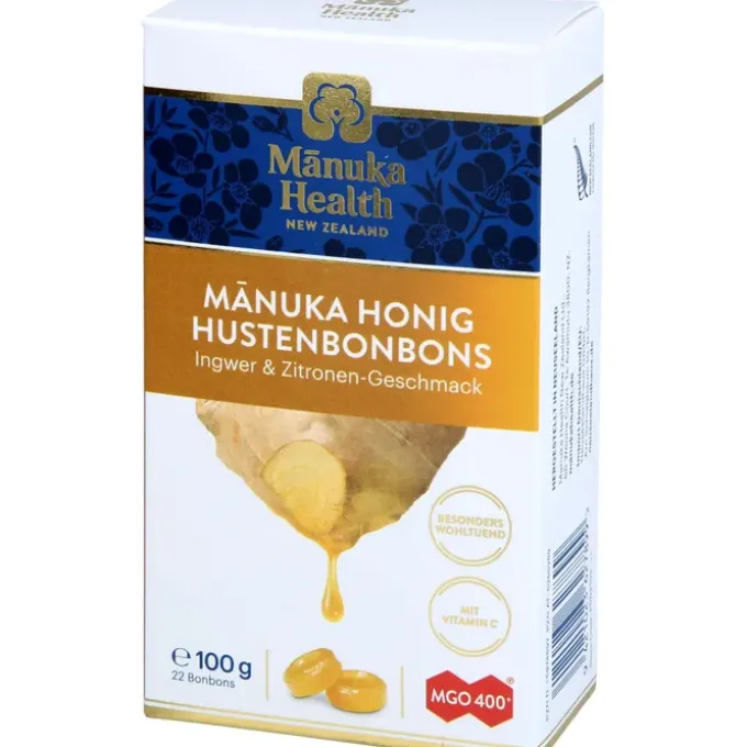 MANUKA HEALTH MGO 400+ Lutschbonb.Ingwer-Zitrone 100 g