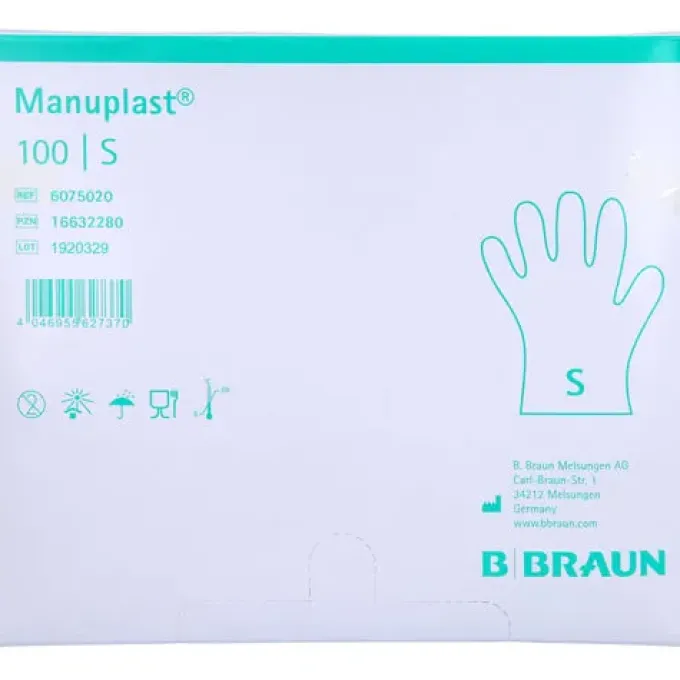 MANUPLAST Einmal Handschuhe PE Gr.S 100 St