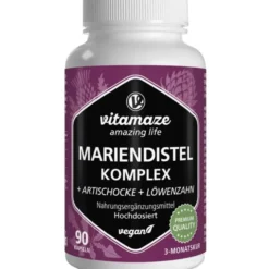 MARIENDISTEL KOMPLEX Artischocke+Löwenzahn veg.Kps 90 Stück