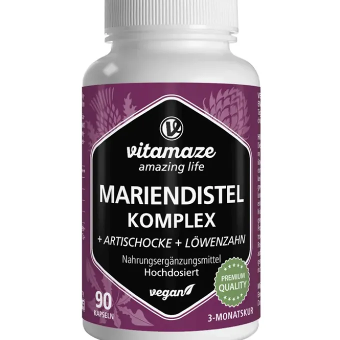MARIENDISTEL KOMPLEX Artischocke+Löwenzahn veg.Kps 90 Stück