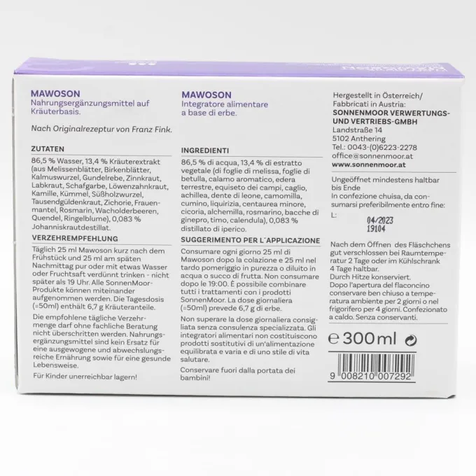 MAWOSON flüssig SonnenMoor 3X100 ml