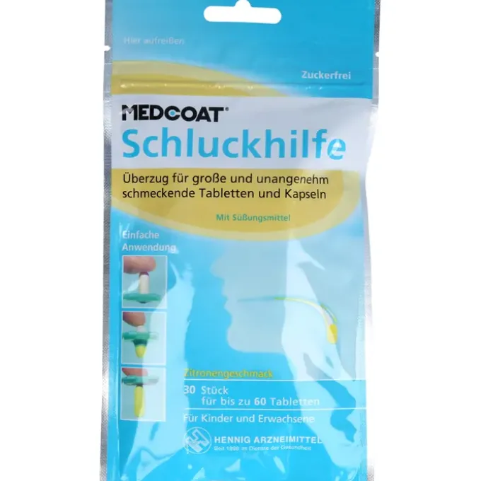 MEDCOAT Schluckhilfe Gel mit Zitronengeschmack 30 Stück
