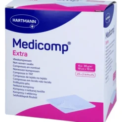 MEDICOMP extra Vlieskomp.steril 10x10 cm 6fach 25X2 St
