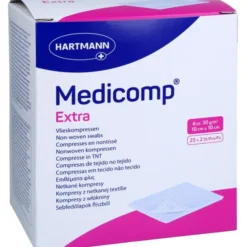 MEDICOMP extra Vlieskomp.steril 10x10 cm 6fach 25X2 St
