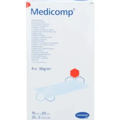 MEDICOMP Vlieskomp.steril 10x20 cm 4fach 25X2 St