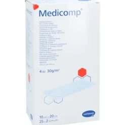 MEDICOMP Vlieskomp.steril 10x20 cm 4fach 25X2 St