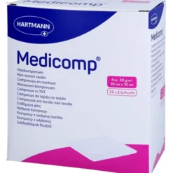 MEDICOMP Vlieskomp.steril 10x10 cm 4fach 25X2 St