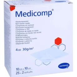 MEDICOMP Vlieskomp.steril 10x10 cm 4fach 25X2 St