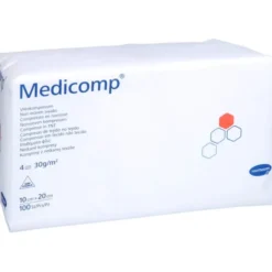 MEDICOMP Vlieskomp.unsteril 10x20 cm 4fach 100 St