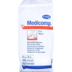 MEDICOMP Vlieskomp.unsteril 5x5 cm 4fach 100 St