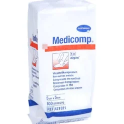 MEDICOMP Vlieskomp.unsteril 5x5 cm 4fach 100 St
