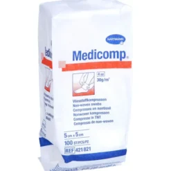 MEDICOMP Vlieskomp.unsteril 5x5 cm 4fach 100 St
