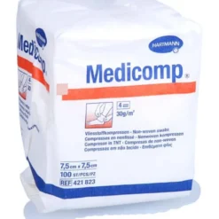 MEDICOMP Vlieskomp.unsteril 7,5x7,5 cm 4fach 100 St