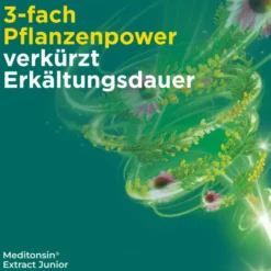 MEDITONSIN Extract Junior pflanzl.Erkältungstabl. 60 St