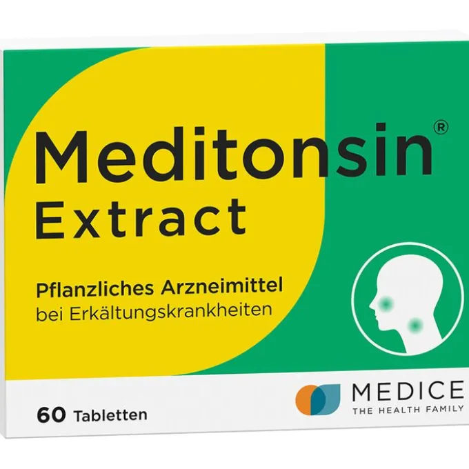 MEDITONSIN Extract pflanzliche Erkältungstabletten 60 St