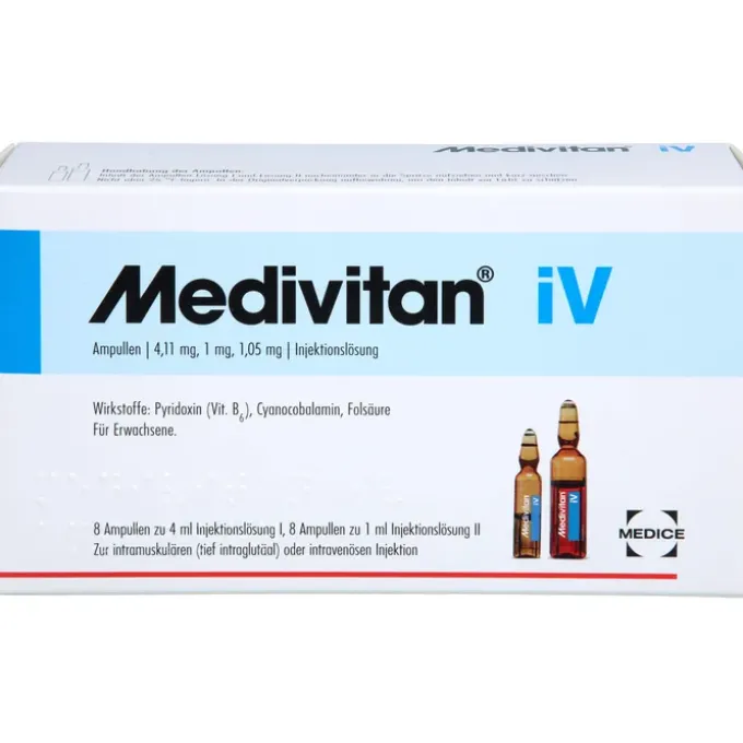 MEDIVITAN iV Injektionslösung in Amp.-Paare 8 St