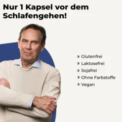 MELATONIN 2 mg plus Hopfen und Melisse Kapseln 60 Stück