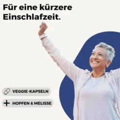 MELATONIN 2 mg plus Hopfen und Melisse Kapseln 60 Stück