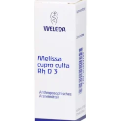 MELISSA CUPRO culta RH D 3 Dilution 20 ml