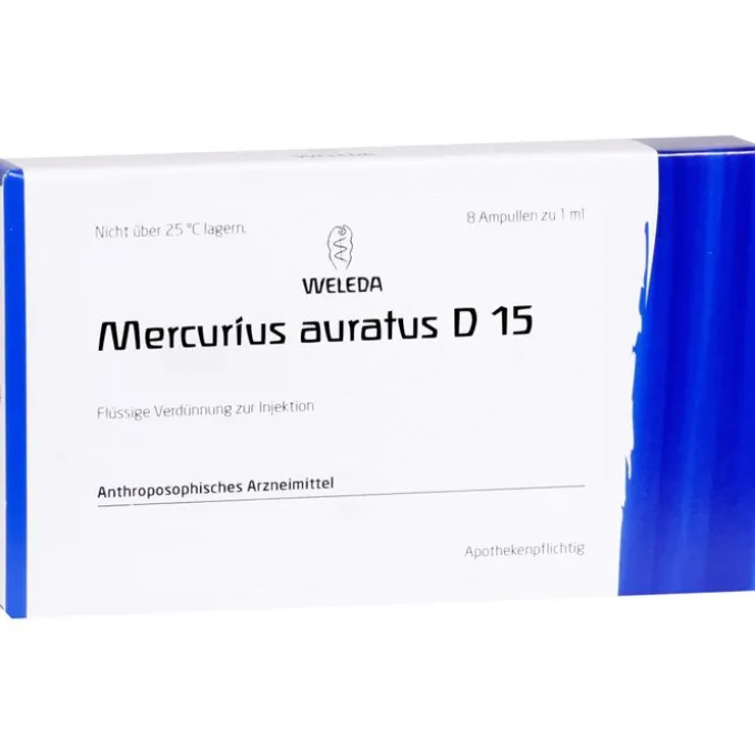 MERCURIUS AURATUS D 15 Ampullen 8X1 ml