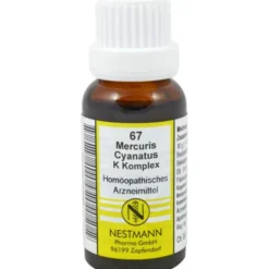 MERCURIUS CYANATUS K Komplex Nr.67 Dilution 20 ml