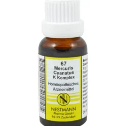 MERCURIUS CYANATUS K Komplex Nr.67 Dilution 20 ml