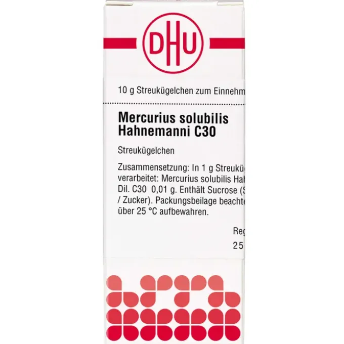MERCURIUS SOLUBILIS Hahnemanni C 30 Globuli 10 g