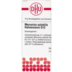 MERCURIUS SOLUBILIS Hahnemanni D 12 Globuli 10 g