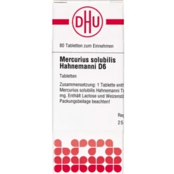 MERCURIUS SOLUBILIS Hahnemanni D 6 Tabletten 80 St