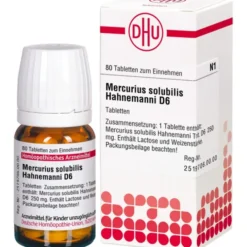 MERCURIUS SOLUBILIS Hahnemanni D 6 Tabletten 80 St