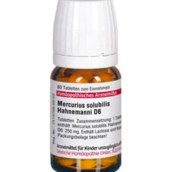 MERCURIUS SOLUBILIS Hahnemanni D 6 Tabletten 80 St