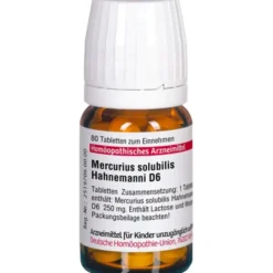 MERCURIUS SOLUBILIS Hahnemanni D 6 Tabletten 80 St
