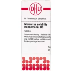 MERCURIUS SOLUBILIS Hahnemanni D 6 Tabletten 80 St