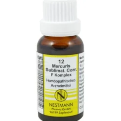MERCURIUS SUBLIMATUS CORR.F Komplex Nr.12 Dilution 20 ml