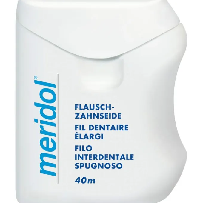 MERIDOL Flausch Zahnseide gewachst 40 m
