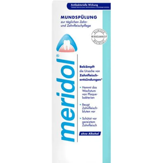 MERIDOL Mundspül Lösung: Effektive Mundhygiene für gesundes Zahnfleisch 400 ml