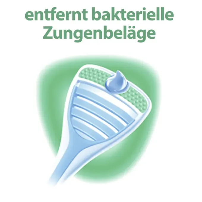 MERIDOL sicherer Atem Zungenreiniger extra flach 1 St