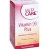 META-CARE Vitamin D3 Plus 10.000 I.E + 80 μg K2 60 Stück