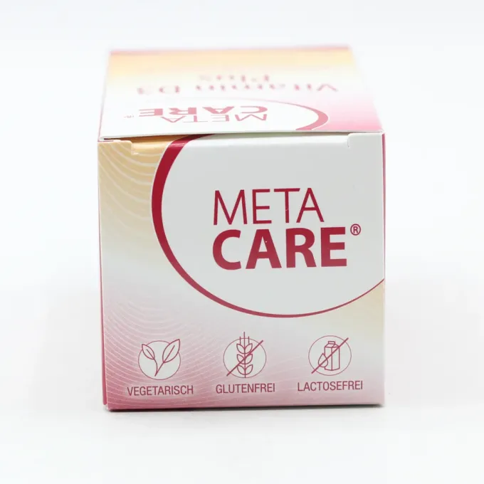 META-CARE Vitamin D3 Plus 10.000 I.E + 80 μg K2 60 Stück