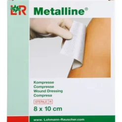 METALLINE Kompressen 8x10 cm steril 10 St