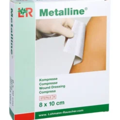 METALLINE Kompressen 8x10 cm steril 10 St