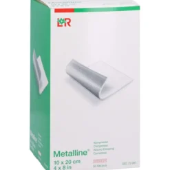 METALLINE Kompressen 10x20 cm steril 50 St