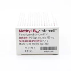 METHYL B12-Intercell magensaftresistente Kapseln 90 Stück