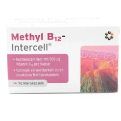 METHYL B12-Intercell magensaftresistente Kapseln 90 Stück