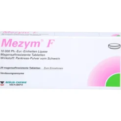 MEZYM F magensaftresistente Tabletten 20 St