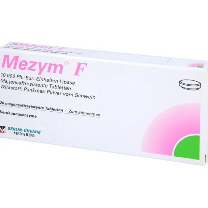 MEZYM F magensaftresistente Tabletten 20 St