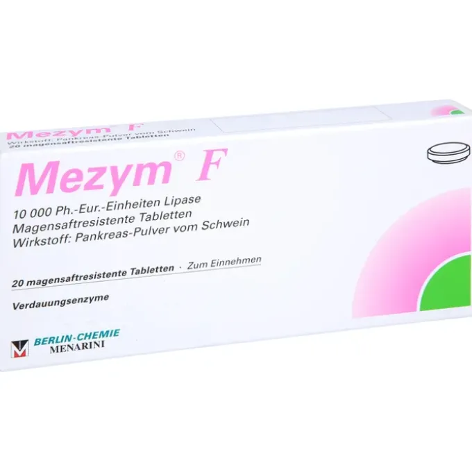 MEZYM F magensaftresistente Tabletten 20 St