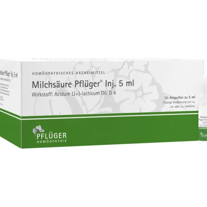 MILCHSÄURE Pflüger Injektionslösung 5 ml 50 St