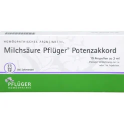 MILCHSÄURE Pflüger Potenzakkord Inj.-Lsg.Amp. 10 St